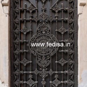Fancy Decorative Iron Grill Gate Design No-6258