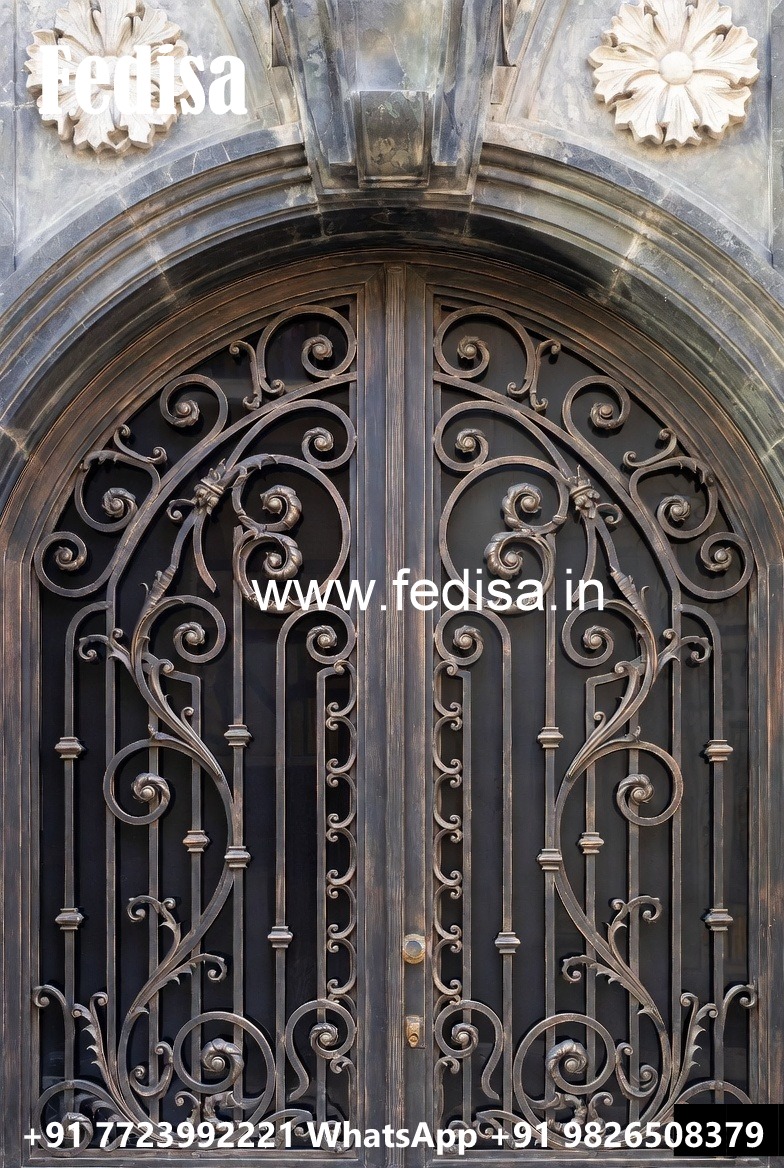 Elegant Decorative House Gate Grill Design No-6282