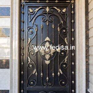 Modern Exterior Steel Grill Gate Design No-6283