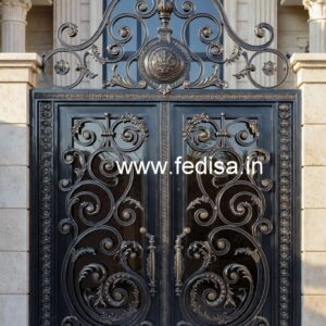 Elegant Fancy Steel Gate Grill Design No-6287