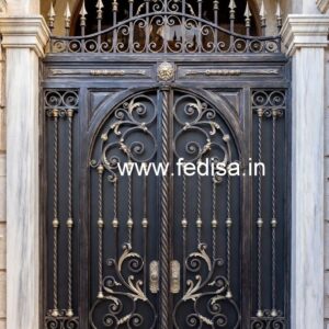 Luxury Villa Front Entrance Gate Grill Design No-6289