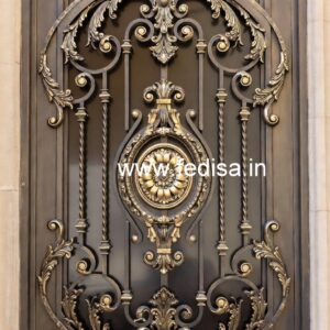 Artistic Decorative Steel Grill Gate Design Ideas No-6297