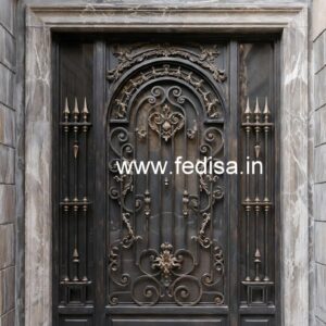 Beautiful Front Gate Grill Design for Indian Homes No-6308