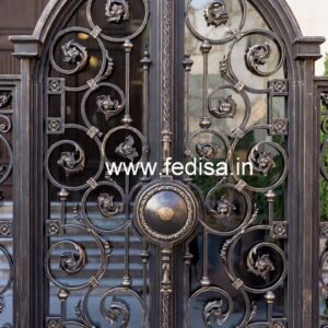 Classic Gate Grill Design for Traditional House Fronts No-6312