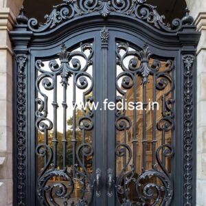 Trendy Gate Grill Design for Urban House Fronts No-6328