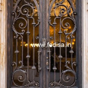 Luxury Golden Gate Grill Design for Grand Entrances No-6330