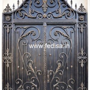 Front Elevation Gate Grill Design for Elegant Homes No-6331