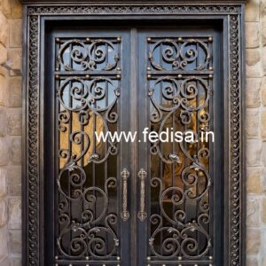 Grand Entrance Gate Grill Design for Luxury Villas No-6348