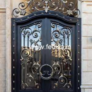 Black and Gold Gate Grill Design Inspiration No-6365
