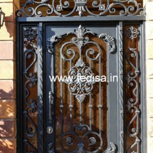 Front House Gate Grill Design with Elegant Pattern No-6373