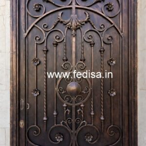 Contemporary Main Gate Grill Design with Luxury Style No-6384