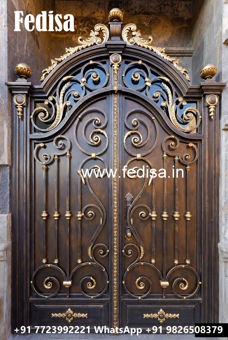 Modern Villa Entrance Gate Grill Design Inspiration No-6399