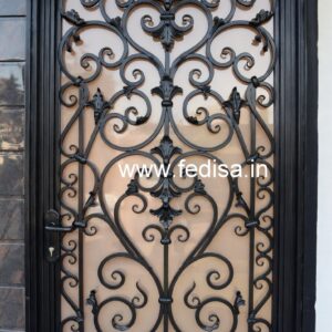 Designer Sliding Gate Grill Design for Modern Homes No-6424