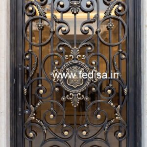 Artistic Metal Gate Grill Design for Main Gates No-6438