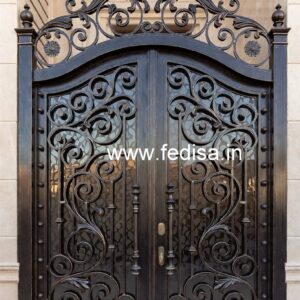 Modern Fancy Gate Grill Design for Elegant Houses No-6469