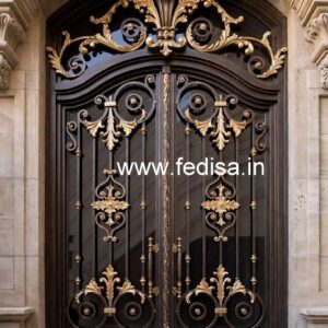 Artistic Main Entrance Grill Gate Design Inspiration No-6493