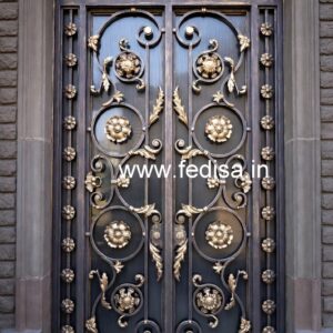 Modern Fancy Steel Gate Grill Design for Homes No-6494