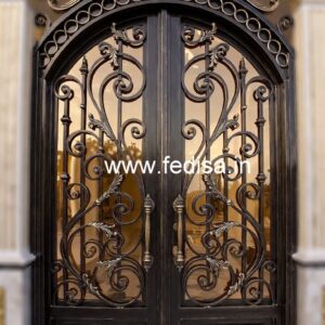 Decorative Sliding Gate Grill Design for Modern Homes No-6518