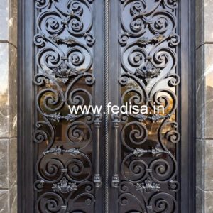 Artistic House Front Grill Gate Design No-6519