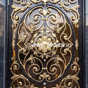 Elegant Designer Gate Grill Design for Luxury Residences No-6530