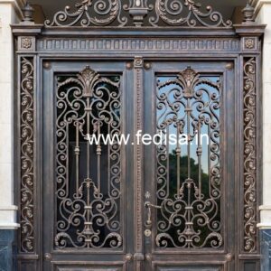 Artistic Modern Exterior Gate Grill Design No-6551