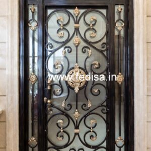 Stylish Geometric Grill Gate Design Inspiration No-6553
