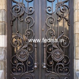 Elegant Modern Exterior Grill Gate Design No-6575