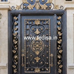 Contemporary Main Door Grill Gate Design No-6577