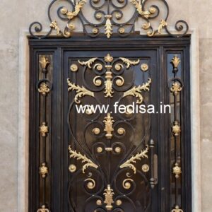Luxury Villa Front Entrance Gate Grill Design No-6589