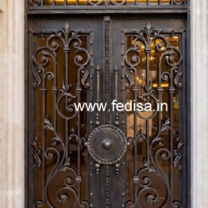 Artistic Decorative Steel Grill Gate Design Ideas No-6597