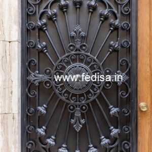 Elegant Steel Gate Grill Design for Main Entrance No-6604