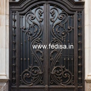 Trendy Gate Grill Design for Urban House Fronts No-6628