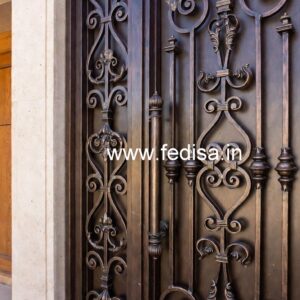 Front Elevation Gate Grill Design for Elegant Homes No-6631
