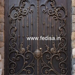 Stylish Metal Gate Grill Design for Main Entrance No-6641