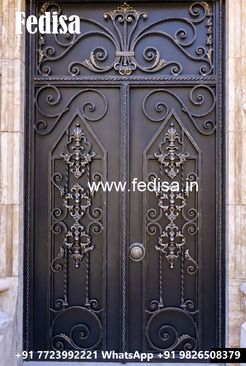 Grand Entrance Gate Grill Design for Luxury Villas No-6648