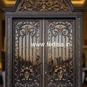 Fancy Front Gate Grill Design for Modern Homes No-6649