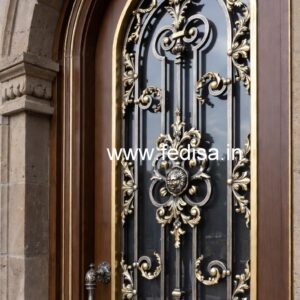 Architectural Gate Grill Design for Premium Homes No-6651