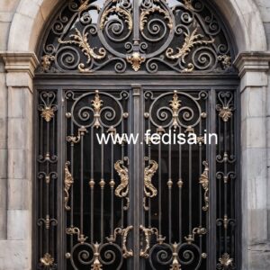 Front Yard Gate Grill Design for Stylish Entrance No-6657