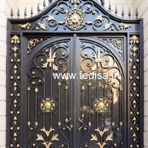 Artistic Steel Gate Grill Design for Home Fronts No-6660