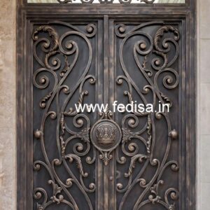 Contemporary Main Gate Grill Design with Luxury Style No-6684