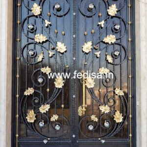 Premium Iron Gate Grill Design for Luxury Villas No-6704