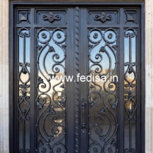 Royal Front Gate Grill Design for Contemporary Villas No-6719