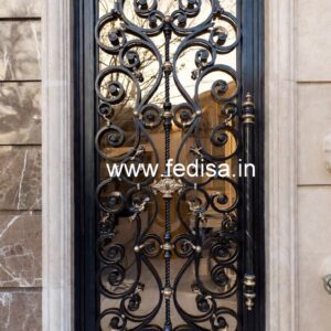 Designer Sliding Gate Grill Design for Modern Homes No-6724