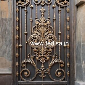 Artistic Villa Entrance Gate Grill Design Inspiration No-6728