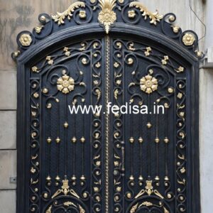 Elegant Main Gate Grill Design for Luxury Residences No-6753