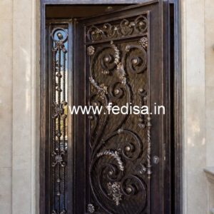 Stylish Steel Entrance Gate Grill Design for Homes No-6754
