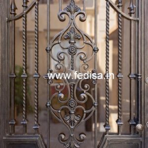 Premium Steel Gate Grill Design for House Exteriors No-6768
