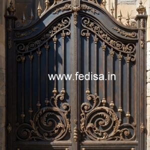 Royal Villa Entrance Gate Grill Design No-6771
