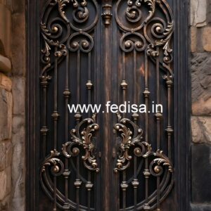 Elegant House Front Grill Gate Design for Villas No-6773