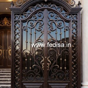 Decorative Steel Grill Gate Design for Luxury Homes No-6789